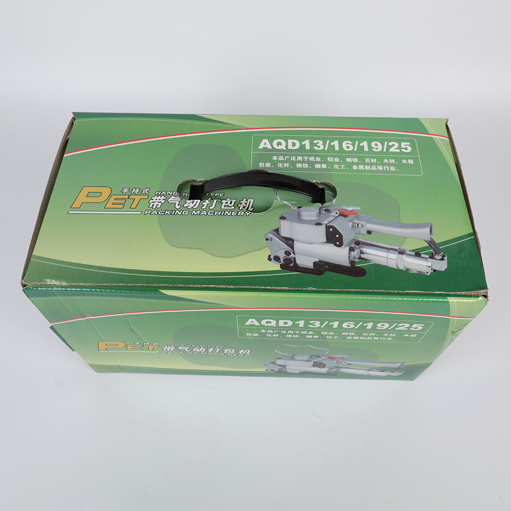 Taşınabilir yarı otomatik pnömatik PP PET çemberleme makinesi